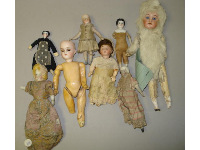 Collection of miniature dolls lot