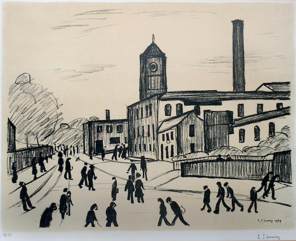 Laurence Stephen Lowry, R.A. (British, 1887-1976) 'A Northern Town',