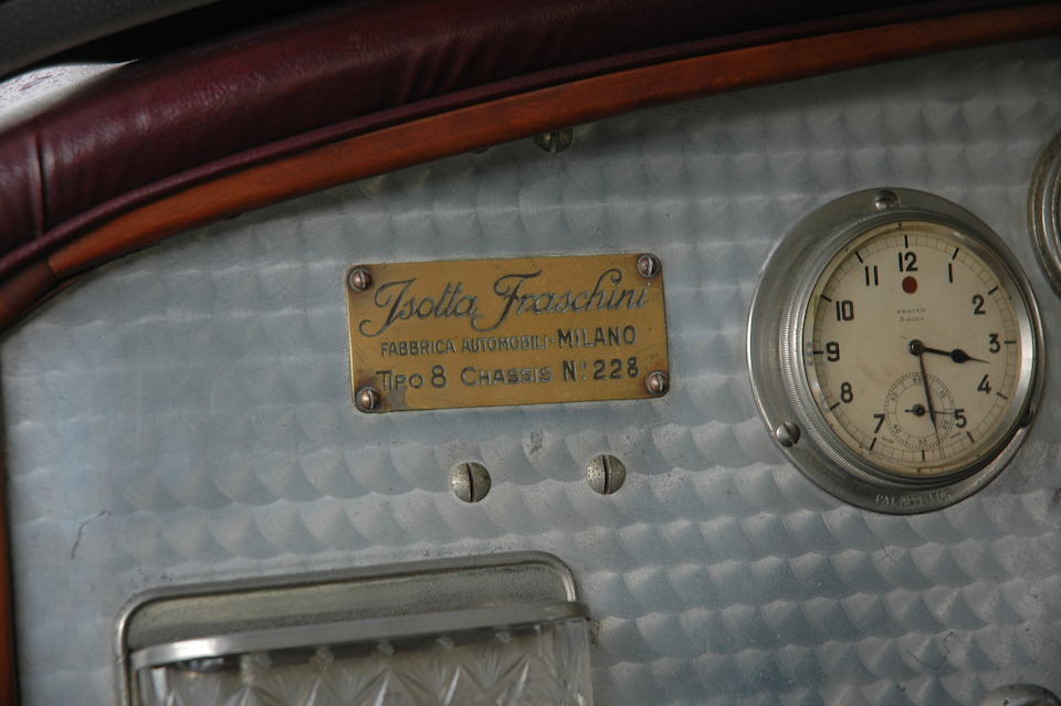 1923 Isotta Fraschini Tipo 8 Tourer, Chassis no. 228 Engine no. 239