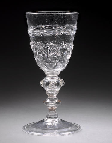 A large late 17th century goblet with NDW