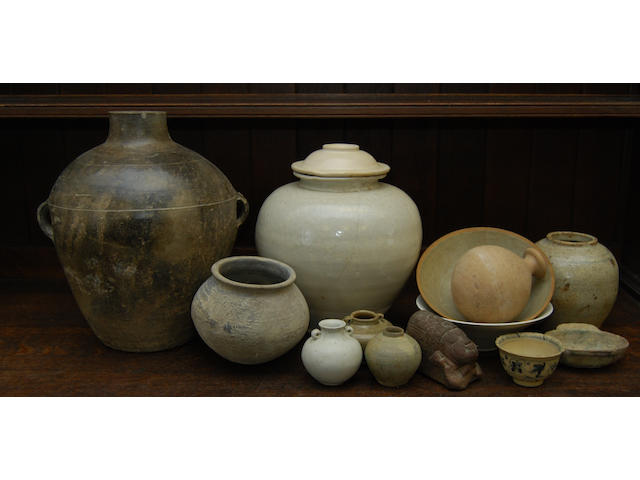 A small collection of Chinese ceramics