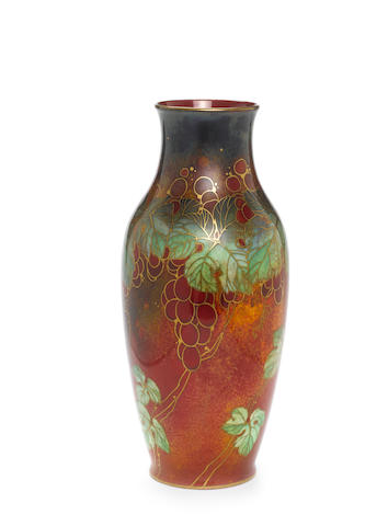 Harry Nixon for Doulton Burslem A fine Experimental Flamb&#233; Vase, circa 1920