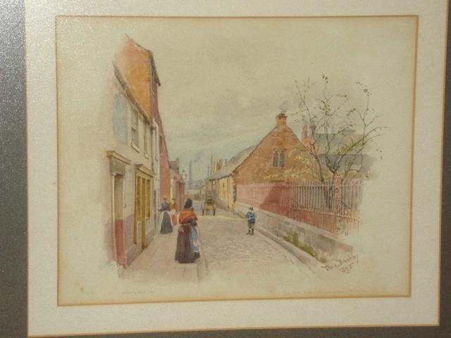 Thomas Bushby (British, 1861-1918) 'Sportsman Inn, Old Tithe Barn, Heads Lane, Carlisle',