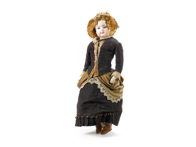 Large Francois Gaultier bisque shoulder head fashion doll, circa 1870