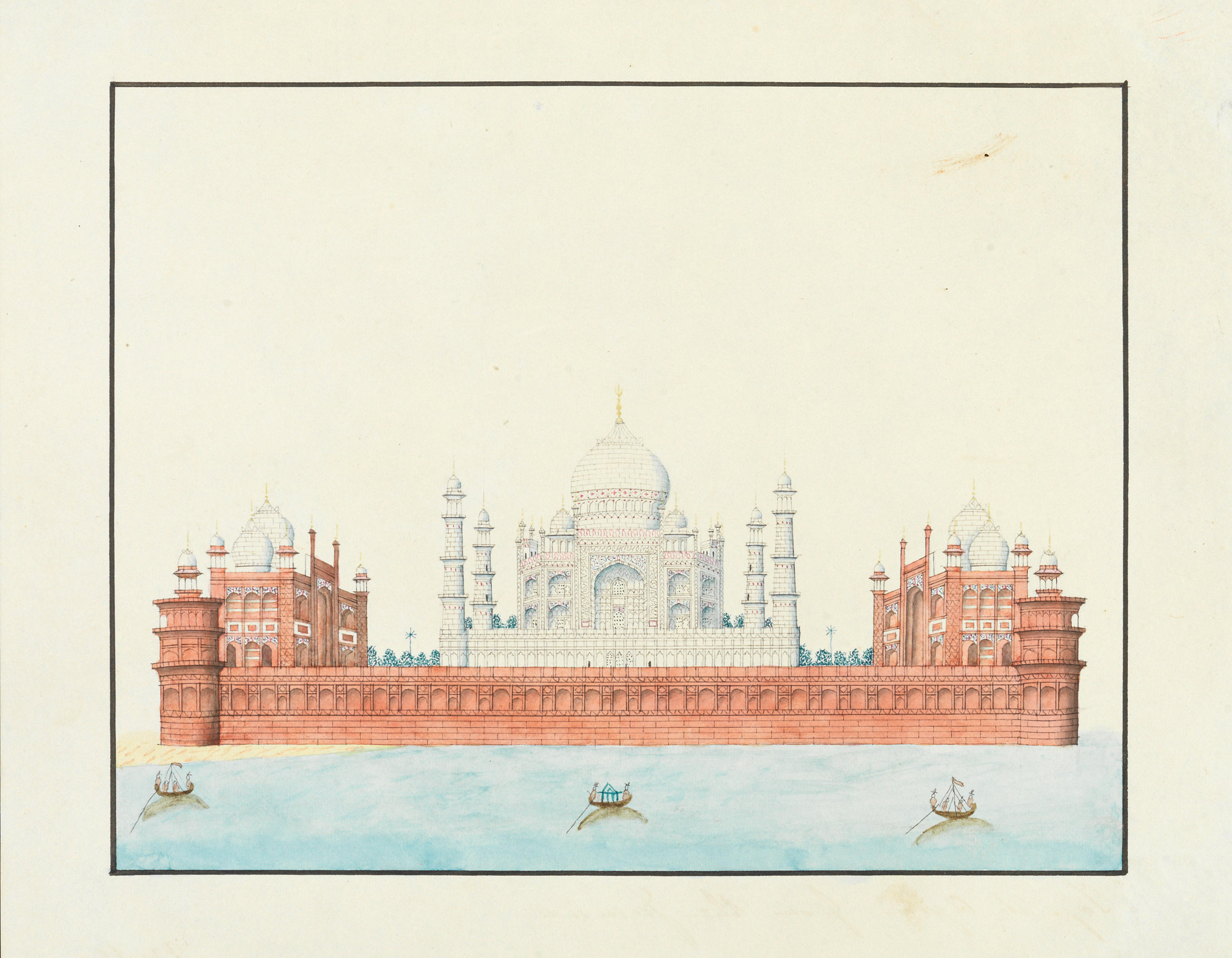 Eleven views of monuments Company School, Delhi or Agra, circa 1820-30