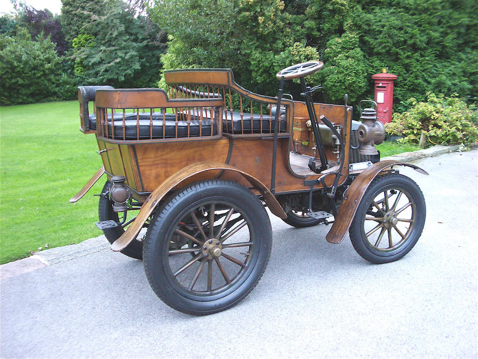 The ex-Pictom Bradshaw of Dublin, Paul Egestorff and Killarney Motor Museum,1901 Argyll 5hp Spindle Seat Rear Entrance Tonneau  Chassis no. 106 Engine no. 1334