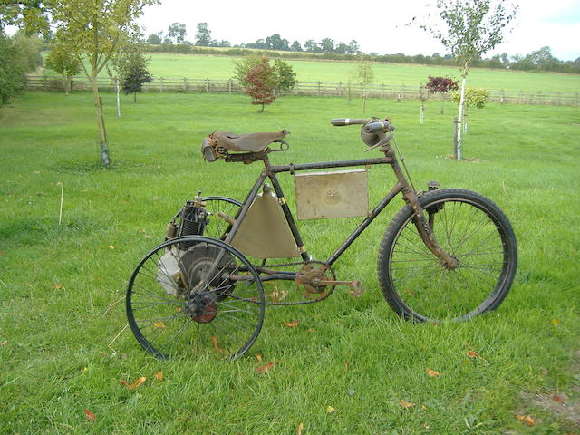 1900 Marot-Gardon 2 3/4hp De Dion-engined Tricycle  Engine no. 16352