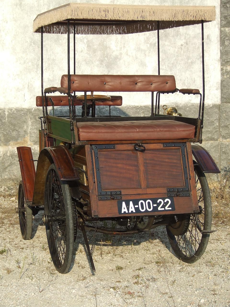 Two owners from new,c1899 Hurtu 3 1/2hp Dos-&#224;-dos  Chassis no. 350 Engine no. 108