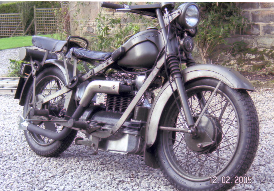 1956 Nimbus 746cc Four Military Motorcycle Frame no. 13847 Engine no. 11595