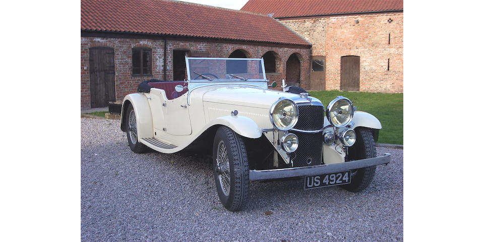 1934 Alvis Speed 20 SB 2 &#189; litre Tourer  Chassis no. 16058 Engine no. 11701