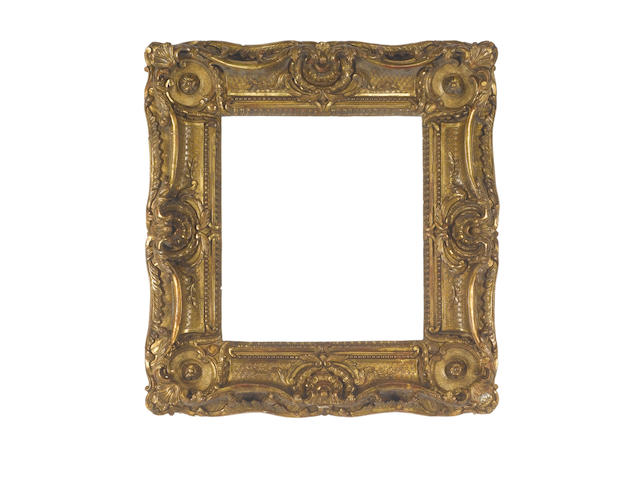 A Louis XV carved and gilded frame