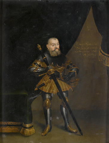 German School, circa 1600 Portrait of Henry V the Devout of Saxony,