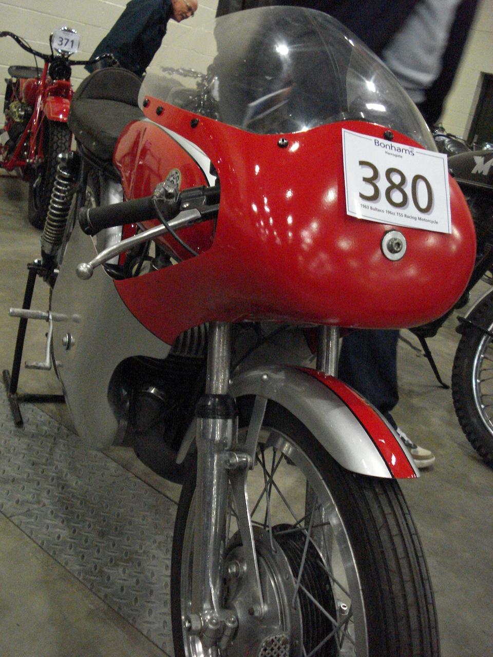 c.1963 Bultaco 196cc TSS Racing Motorcycle Frame no. to be advised Engine no. to be advised