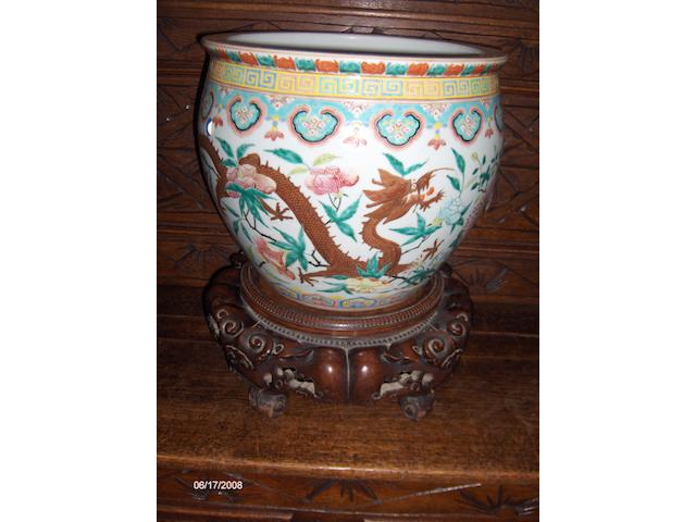A 19th Century Chinese fish bowl,