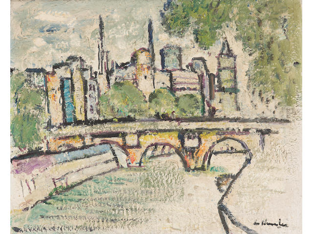 George Leslie Hunter (British, 1877-1931) 'The Seine'