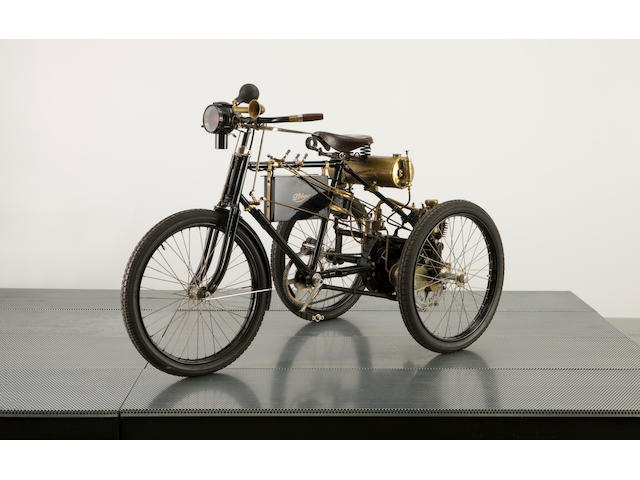 c.1899/1900 Phebus 1&#190; hp Motor Tricycle Engine no. 9