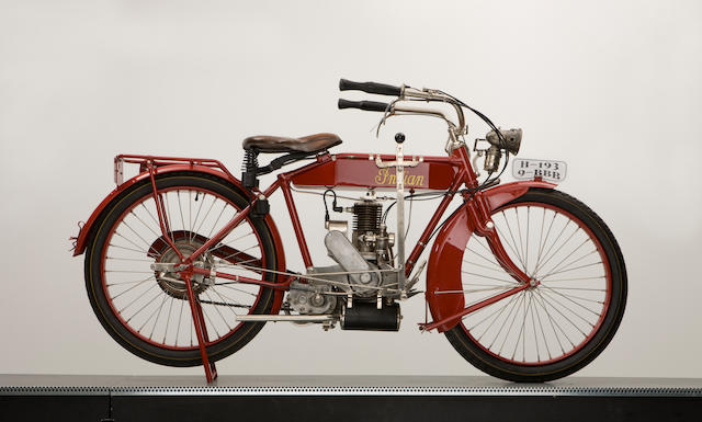 1916 Indian 221cc Model K Featherweight Engine no. 23H180