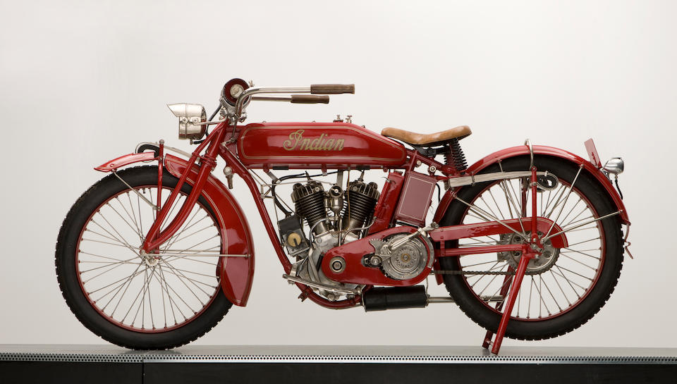 1917 Indian 7hp Powerplus with sidecar Engine no. 72J867