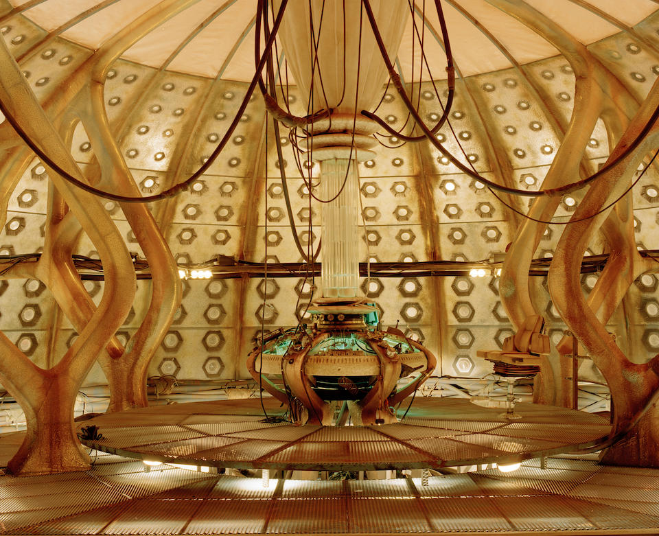 The Tenth Doctor (David Tennant), 2007 - 2009 A Vacform/Steel frame section of Tardis,