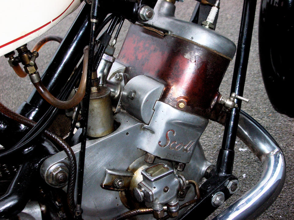 Miss E Sturt's Silver Medal-winning Scottish Six Days Trial Machine 1930 Scott 596cc Sprint Special Frame no. 17 Engine no. PY3237