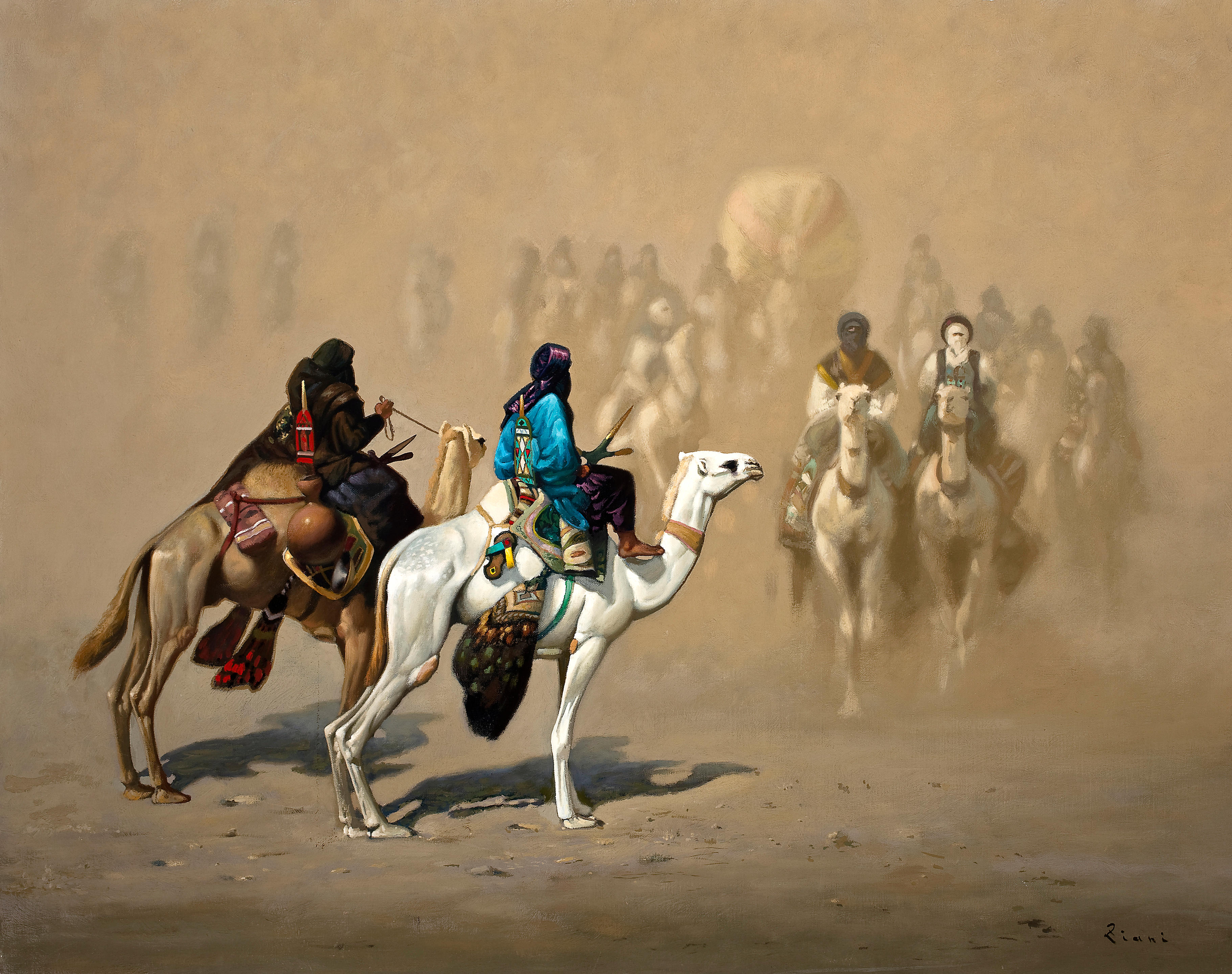 Караван capitanmuz. Hocine Ziani картины. Бедуин с верблюдом в пустыне арт. Мухаммед курайшиты. Араб на верблюде.
