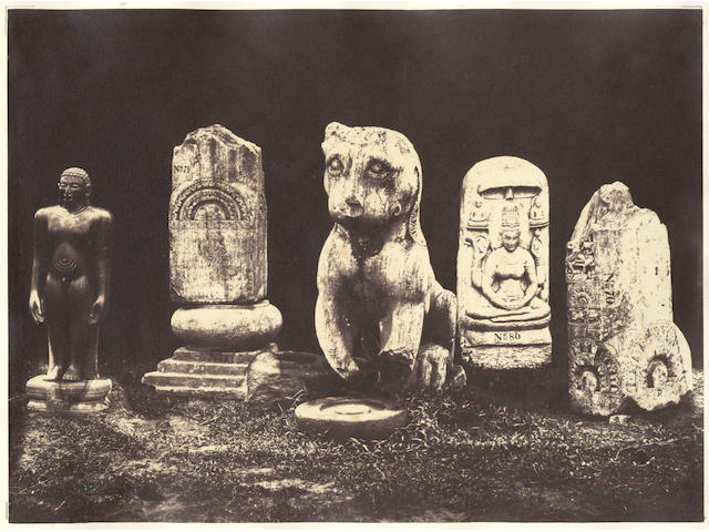 TRIPE (LINNAEUS) Photographs of the Elliot Marbles; and Other Subjects in the Central Museum Madras. Bt Captain L. Tripe, Government Photographer. 1858