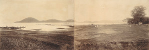 Thumbnail of PANORAMAS Two Panoramas by Raja Deen Dayal Rambha, The Chilled Lake, (326 and 327); The Great Pakhal Lake (1836 and 18362); and a panoramic view of a procession image 2