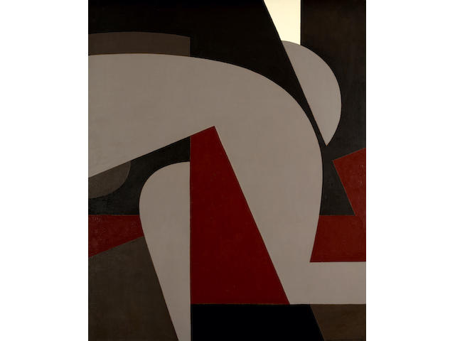 Yiannis Moralis (Greek, 1916-2009) Nude 162 x 130 cm.
