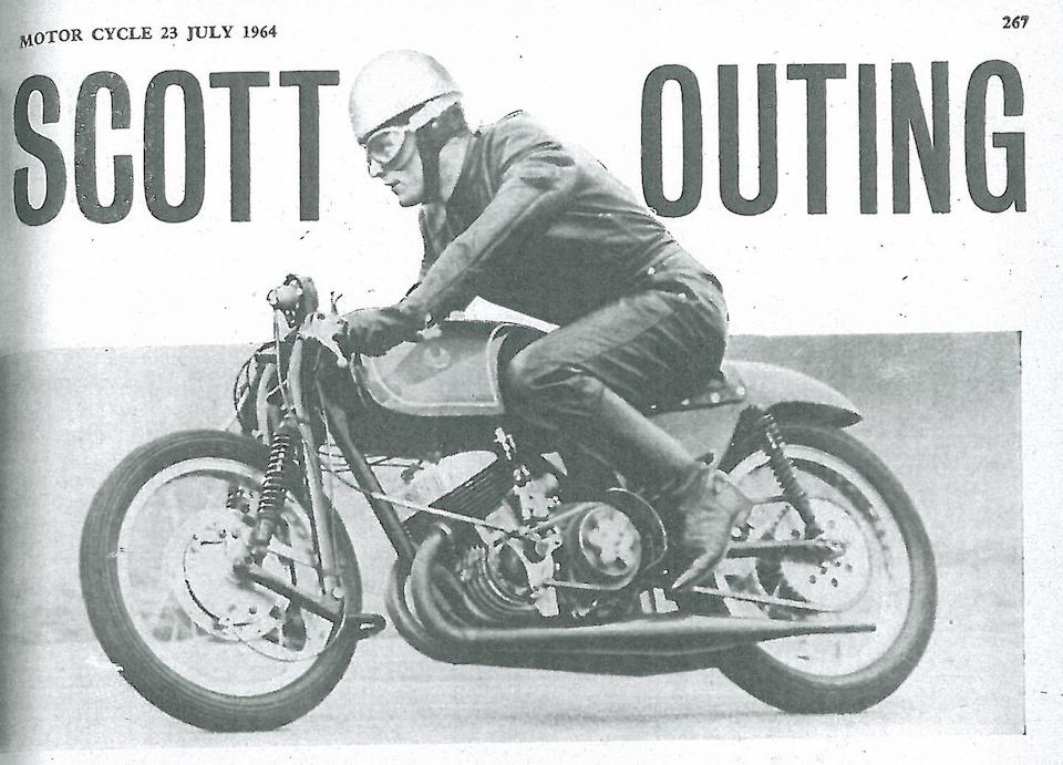 The ex-Barry Scully 1964 Scott 344cc Prototype Racing Motorcycle