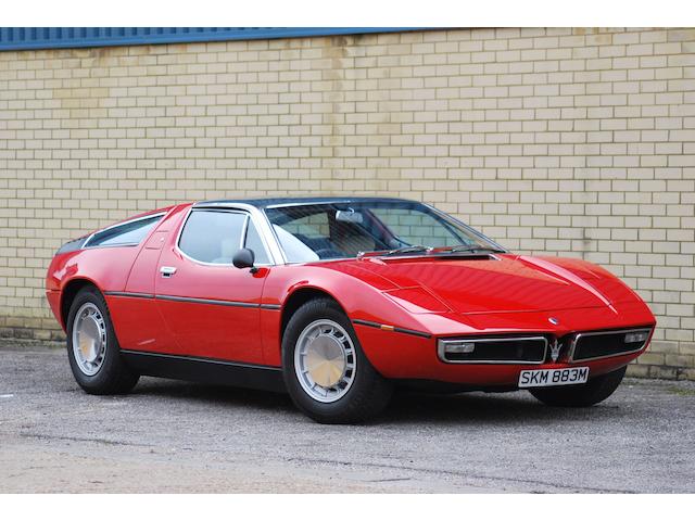 1973 Maserati Bora 4.7-litre Coup&#233;  Chassis no. AM117 209 Engine no. DEM98500M