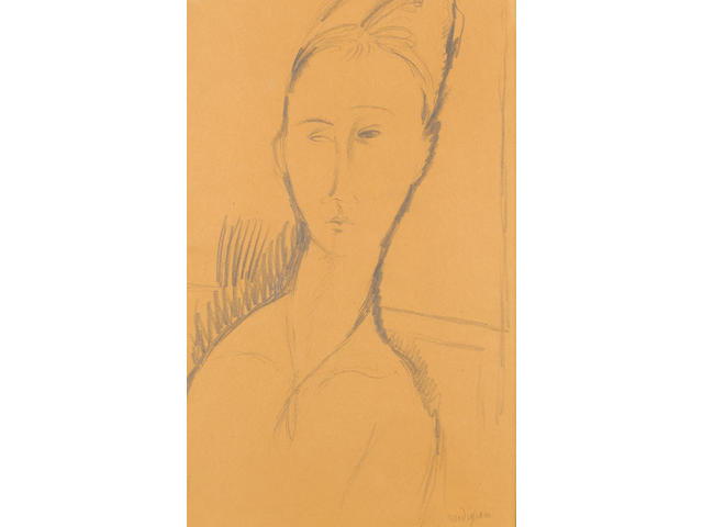 Amedeo Modigliani (Italian, 1884-1920) Portrait de Jeanne
