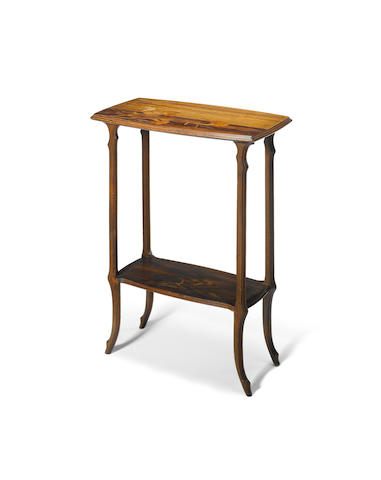 Emile Gall&#233; A Marquetry Inlaid Side Table, circa 1900