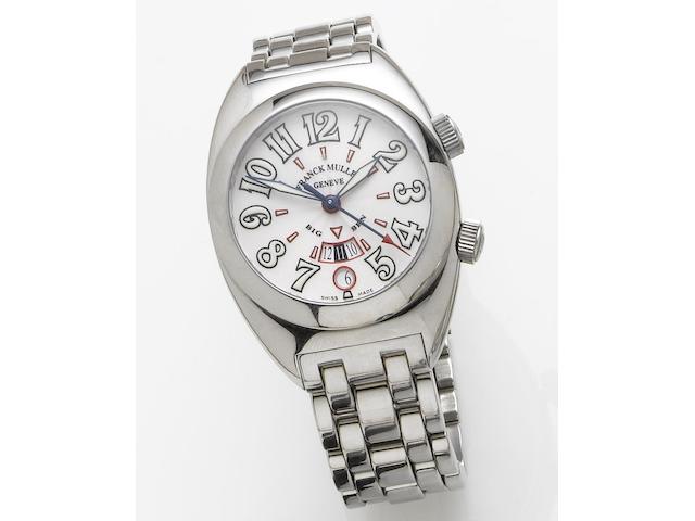 Franck Muller. A stainless steel automatic wristwatchBig Ben, Number 201, Recent