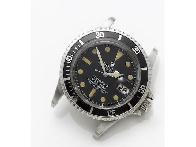 Rolex. A stainless steel automatic wristwatch with dateSubmariner, Ref. 1680, Case Number 5716396, Circa 1978