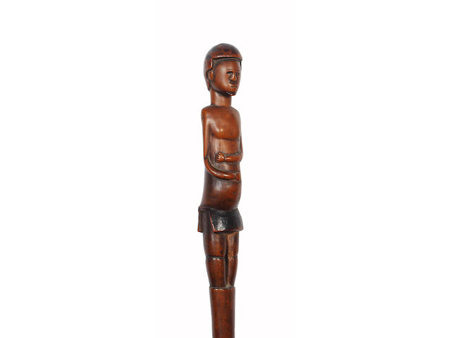 A Southeast African staff, probably Tsonga, Natal 98cm long