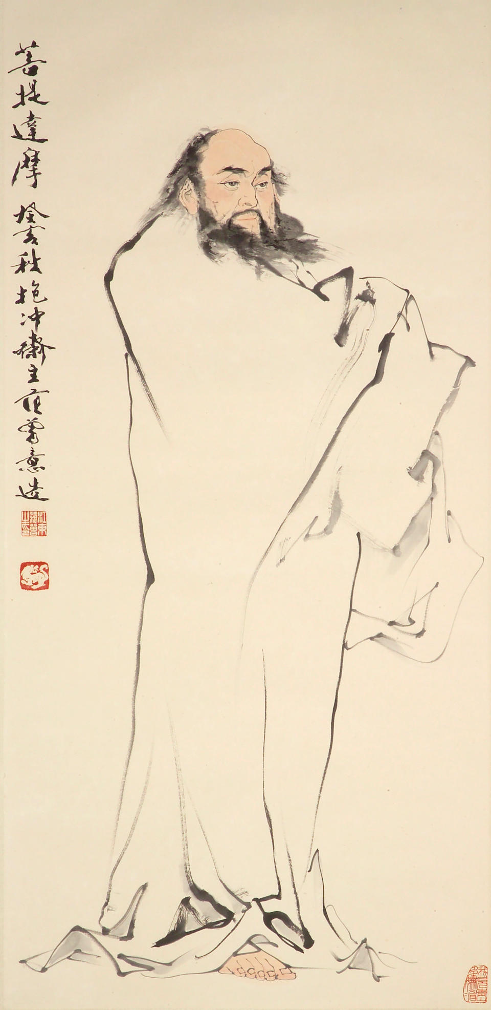 Fan Zeng (b.1938) Bodhidharma