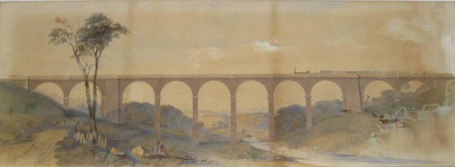 Congleton Viaduct, North Staffordshire Railway J Connell-Ogle, 1847