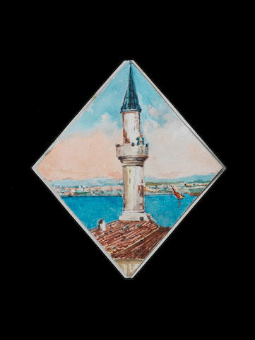 A view of the Bosphorus Continental School, 19th Century
