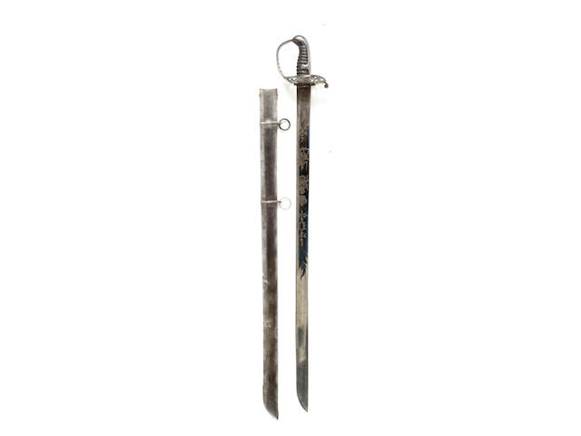 A Rare Regimental 1796 Pattern Heavy Cavalry Officer's Undress Sword Of The 2nd Or Royal North British Dragoons (The Scots Greys)