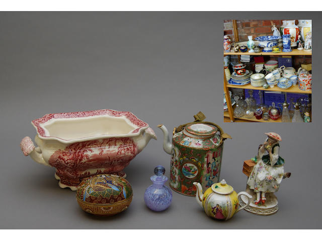 A large collection of mixed ceramics