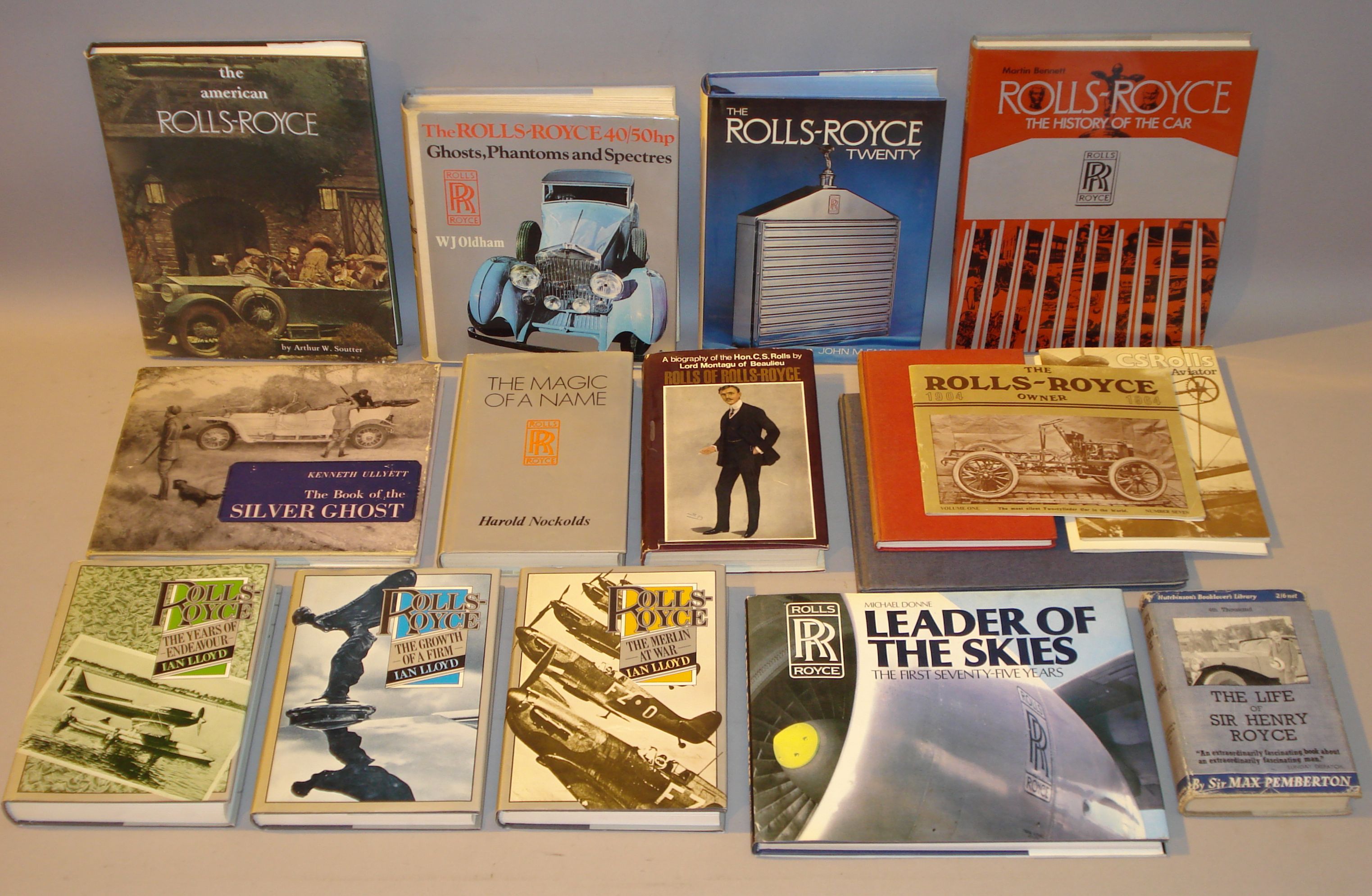 R R Auto Books Bonhams Cars : A good collection of Rolls-Royce books,