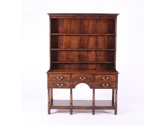 A oak high dresser George III style