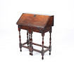 Thumbnail of A rare Queen Anne oak bureau table, circa 1705 image 2