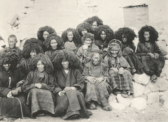TIBET WHITE (JOHN CLAUDE) An important album of images taken by White during Younghusband's Tibet Mission of 1903-1904 image 1