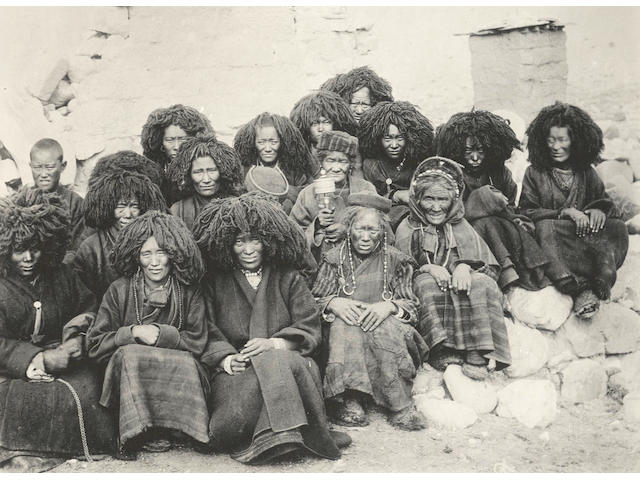 TIBET WHITE (JOHN CLAUDE) An important album of images taken by White during Younghusband's Tibet Mission of 1903-1904