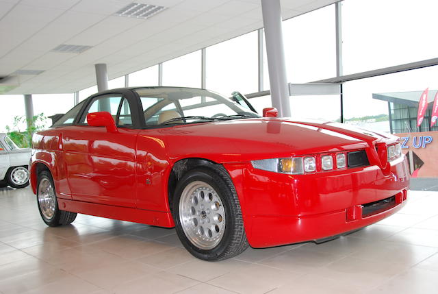 Circa 23,500 kilometres from new,1991 Alfa Romeo SZ Coup&#233;  Chassis no. ZAR1620003000654