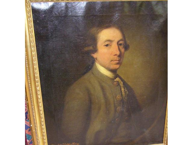 English School 18th century Mr Charle Yates 60 x 40cm