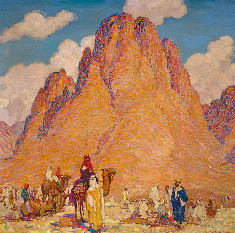 Henry James Soulen (American, 1888-1965) A pilgrimage to Palestine, Sinai