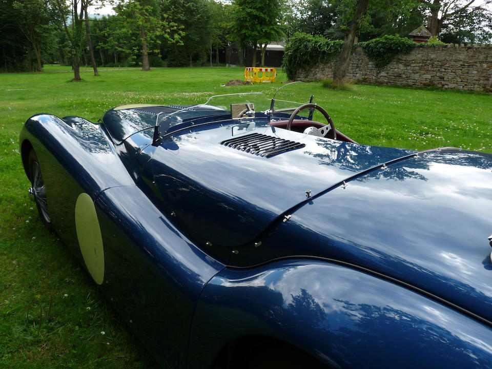 Dexter Brown's Ghent Speed Trials record breaking,1952 Jaguar XK120 4.2-litre Special Roadster  Chassis no. 660946