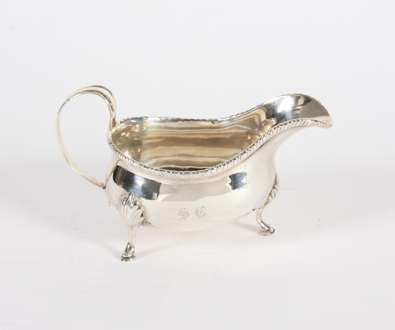 A George III silver sauce-boat By Walter Brind, London, 1768,